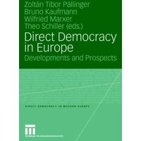 Direct Democracy in Europe