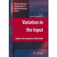 Variation in the Input