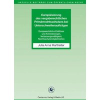 Europäisierung des vergaberechtlichen Primärrechtsschutzes bei Unterschwellenaufträgen