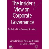 The Insider's View on Corporate Governance