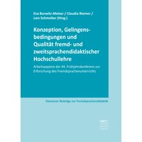 Konzeption, Gelingensbedingungen und Qualität fremd- und zweitsprachendidaktischer Hochschullehre