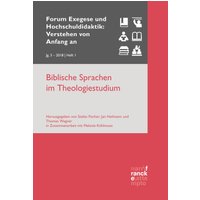 Biblische Sprachen im Theologiestudium