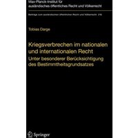 Kriegsverbrechen im nationalen und internationalen Recht
