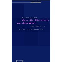 Über die Gleichheit vor dem Wort