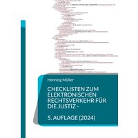 Checklisten zum elektronischen Rechtsverkehr fĂĽr die Justiz