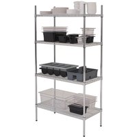 GenWare 4 Tier Wire Racking 152 x 45 x 183cm