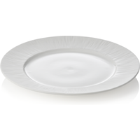 Maya Shiro Porcelain Plate Set White Dia 27 cm Pack of 2