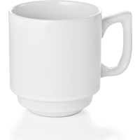 Essentials Porcelain Mug Set Dia 8 cm 250 ml Pack of 6