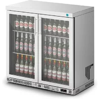 IMC Ventus V90 Glass Door Bottle Cooler Stainless Steel