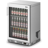 IMC Ventus V60 Single Glass Door Bottle Cooler Stainless Steel