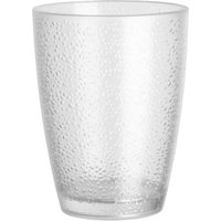 Olympia Kristallon Polycarbonate Tumbler Pebbled Clear 275ml (Pack of 6)
