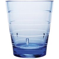Olympia Kristallon Polycarbonate Ringed Tumbler Blue 285ml (Pack of 6)