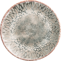 Rockzzero Coupe Iris Stoneware Plate Set Dia 21 cm Pack of 6