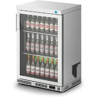 IMC Ventus V60 Single Glass Door Display Bottle Cooler Stainless Steel