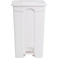Jantex Kitchen Pedal Bin White 87Ltr