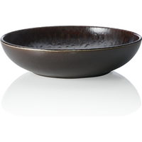 Rockzzero Stoneware Bowl Metallic Brown Dia 28 cm 2 L