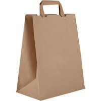 Vegware Compostable Recycled Paper Carrier Bags Large (Pack of 250)