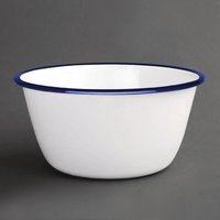 Olympia Enamel Pudding Bowls 155mm (Pack of 6)