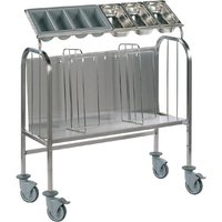Matfer Bourgeat Tall Plate and Cutlery Trolley 792606