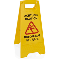 Was Germany Display Stand Caution Wet Floor Yellow Plastic