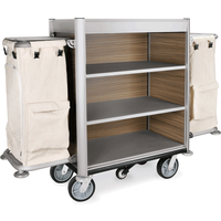 Was Germany Heidi Room Service Trolley, Aluminium, HPL, White