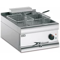DF49 - Lincat Silverlink 600 Electric Counter-top Single Tank Fryer - 2 Baskets - W 450 mm - 9.0 kW