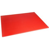 Hygiplas Low Density Red Chopping Board Large 600x450x10mm