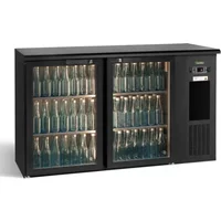Gamko E3/22GMU84 2 x Glass Door Under Counter Bottle Cooler 364 Litres