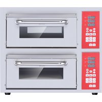 Chefs Range FP17AE - Compact Twin deck pizza ovens with programmable controls - 2 x 16" pizzas