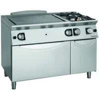 Giorik TG76FTR Medium Duty Gas Solid Top Range + 2 Open Burners