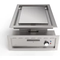 Mirror M4E Di Drop In Heavy Duty Electric Chrome Griddle/Plancha