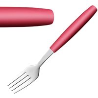 Amefa PIXEL Dessert Forks Red (12 Pack)