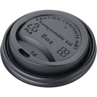 Fiesta Compostable Coffee Cup Lids 225ml / 8oz (Pack of 1000)