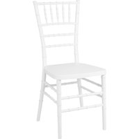 Bolero Chiavari Polypropylene Chairs White (4 Pack)