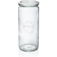 Cylinder shape glass jar