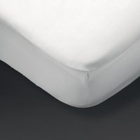 Mitre Essentials Pyramid Fitted Sheet White Double