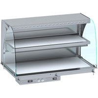 CombiSteel Drop-In Curved Heated Ceramic Display WALL MODEL - WHITE 4/1
