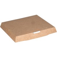 Notpla Lids for 1000ml Clip & Close Food Boxes - Kraft (260 Pack)