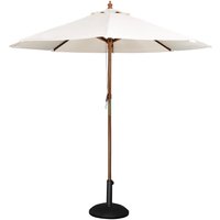 Bolero Round Parasol 2.5m Diameter Cream