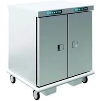 Emainox 26 X 2/1Gn Mobile Fan Assisted Heated Holding Cabinet - With Humidity