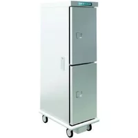 Emainox 24 X 2/1Gn Mobile Fan Assisted Heated Holding Cabinet - With Humidity