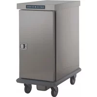 Emainox 13 X 2/1Gn Mobile Fan Assisted Heated Holding Cabinet - With Humidity