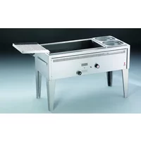 Ubert SFF13002 - 28 Ltr Gas Flat Bottom Fish Fryer With Batter Basin