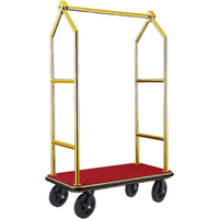 Was Germany Voyager Luggage Trolley Titanium-Gold Chrome Steel