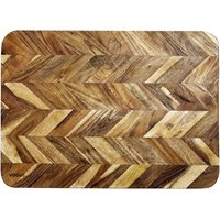 Vogue Chevron Effect Acacia Wood Chopping Board Large 560x405mm