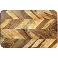 Vogue Chevron Effect Acacia Wood Chopping Board Medium 455x305mm