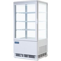 Polar C-Series Curved Door Display Fridge 86Ltr White