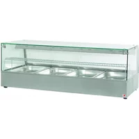 North HDW4 - 4 X 1/1Gn Convection Heated Display With Humidity & Halogen Heat Lamps