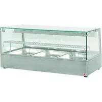 North HDW3 - 3 X 1/1Gn Convection Heated Display With Humidity & Halogen Heat Lamps