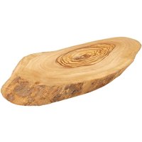 Utopia Rustic Olive Wood Platters 250mm (6 Pack)